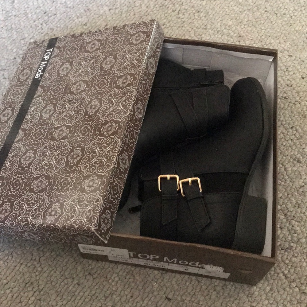 Black booties